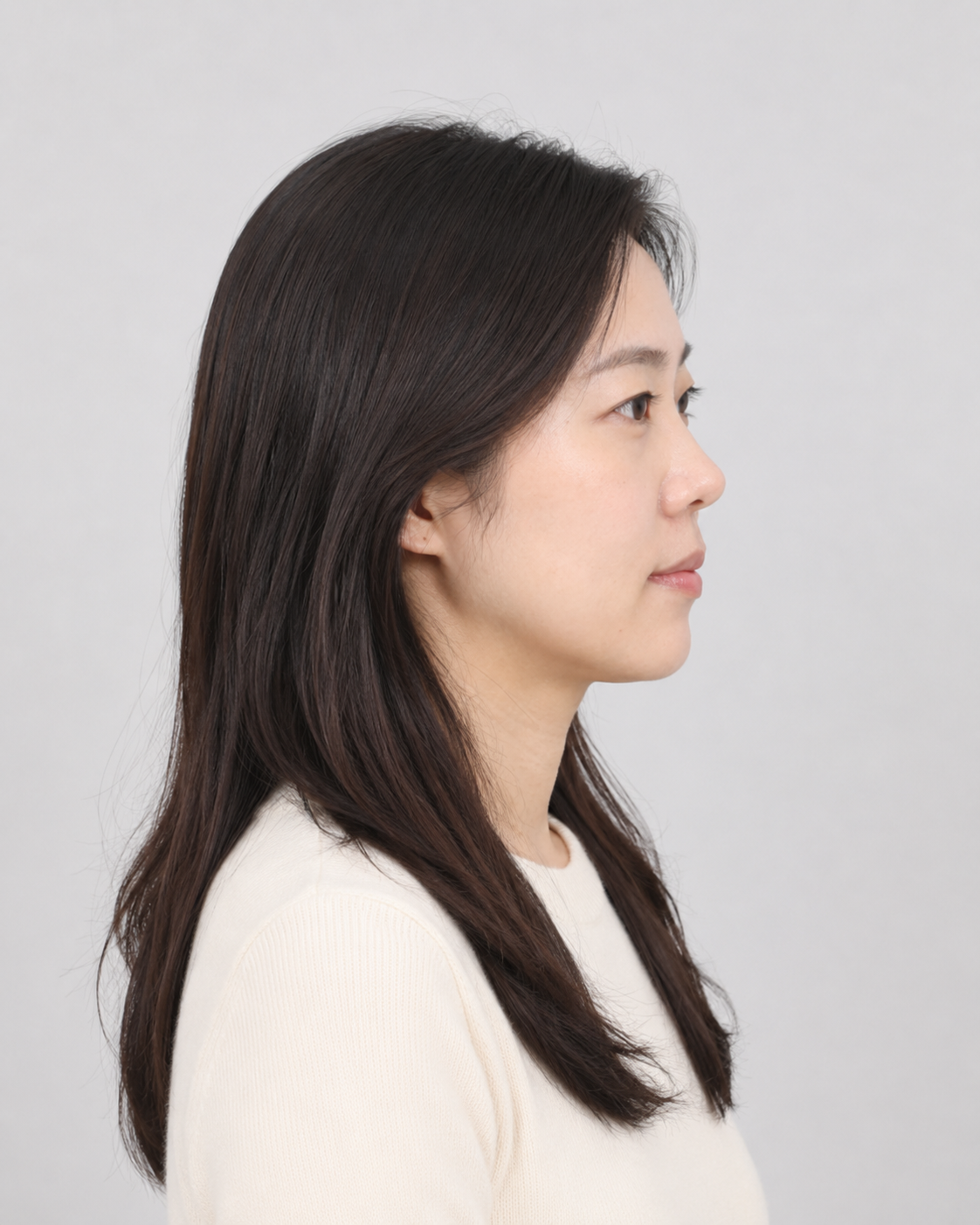 Woman 45 degree face sample