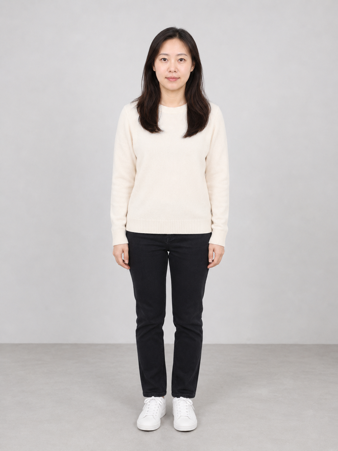 Woman 90 degree face sample
